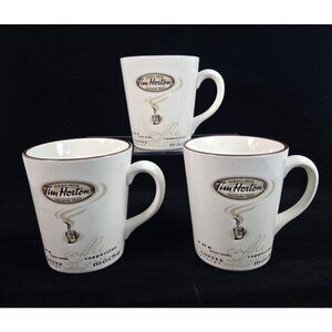 Tim Hortons Mugs Lot of 3 Limited Edition #005